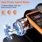 Compact Under Desk Elliptical Machine with Remote