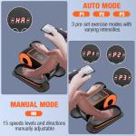 Compact Under Desk Elliptical Machine with Remote