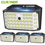 132 LED Solar Motion Sensor Garden Lights - 4 Pack