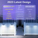 132 LED Solar Motion Sensor Garden Lights - 4 Pack