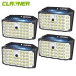132 LED Solar Motion Sensor Garden Lights - 4 Pack