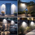 LED Solar Motion Sensor Lights for Outdoor Safety