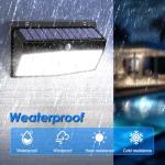 LED Solar Motion Sensor Lights for Outdoor Safety