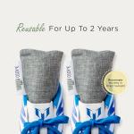Charcoal Shoe Deodorizer Inserts - Odor Eliminating Bags