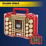 Battery Daddy Organizer Case with Tester - Holds 150
