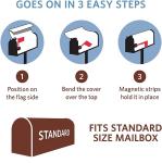 Magnetic Winter Bird Mailbox Cover 18" x 21