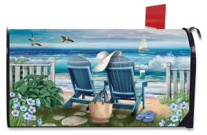 Nautical Summer Magnetic Mailbox Cover Set