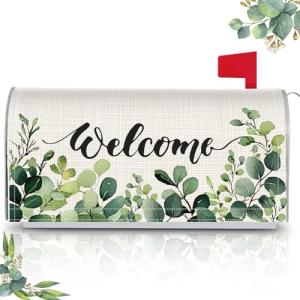 Magnetic Eucalyptus Mailbox Cover - Spring Decor