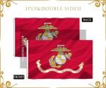 USMC Flag 3x5 Outdoor Heavy Duty Polyester