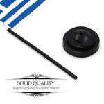 Greece Mini Desk Flag Set - 6x4 Inch