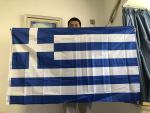 Greece Flag 3x5ft - Durable Polyester Banner