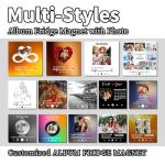 Personalized Music Album Fridge Magnet Gift