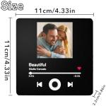 Personalized Music Album Fridge Magnet Gift