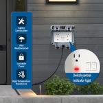 Outdoor Power Outlet Box with 9.8Ft Cord