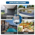 Outdoor Power Outlet Box with 9.8Ft Cord