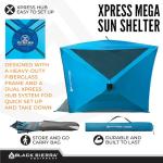 Black Sierra Beach Tent - Easy Pop-Up Canopy