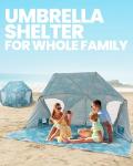 Portable Beach Umbrella with UPF 50+ Protection