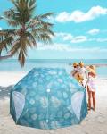 Portable Beach Umbrella with UPF 50+ Protection