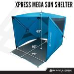 Black Sierra Beach Tent - Easy Pop-Up Canopy