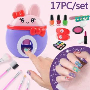 17-Piece Kids Nail Art Printer Set