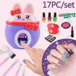17-Piece Kids Nail Art Printer Set