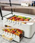 Smokeless Indoor BBQ Skewers Grill with Rotating Design