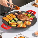 Smokeless Electric Indoor BBQ Grill Pan 28CM