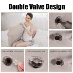 Inflatable Leg Pillow Ramp with Storage Bag