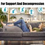 Inflatable Leg Pillow Ramp with Storage Bag