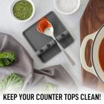 Zulay BPA-Free Silicone Spoon Rest & Drip Pad