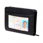 RFID Blocking Leather Credit Card Holder Wallet