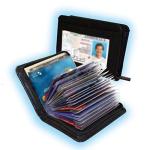 RFID Blocking Leather Credit Card Holder Wallet