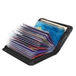 RFID Blocking Leather Credit Card Holder Wallet