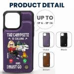 Campsite Calling Personalized Leather Wallet Phone Case