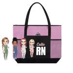Custom Nurse Bag with Cartoon Character & Name