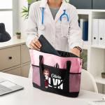 Custom Nurse Bag with Cartoon Character & Name