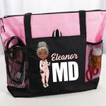 Custom Nurse Bag with Cartoon Character & Name