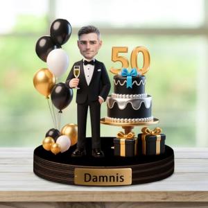 Custom 3D Cartoon Photo Desk Ornament