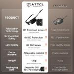 Men's Polarized Sunglasses with Ultralight Frame