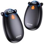 Rechargeable Hand Warmers with LED Display - 2 Pack