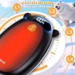 Rechargeable Hand Warmers with LED Display - 2 Pack