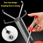 Toilet Clog Remover Tool - Easy Hair Cleaning