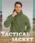 Men's Fleece-Lined Tactical Hoodie Jacket