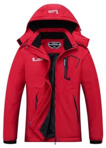 Women's Waterproof Winter Ski Jacket with Hood