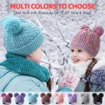 Cute Rainbow Winter Beanie Hat for Kids
