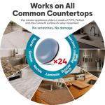 Appliance Sliders for Kitchen Appliances 24 PCS Self-adhesive Small Kitchen Appliance Slider Kitchen Hacks Easy to MovIing & Space Saving Kitchen Must Have Gadgets Mixer Accessories for countertop