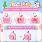 Pop Push Game Toy for Kids - Light Up Fidget