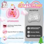 Pop Push Game Toy for Kids - Light Up Fidget