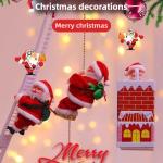 Electric Music Santa Claus Climbing Beads Decoration