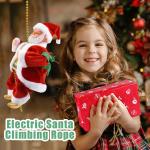 Climbing Santa Claus Toy with Music & Lights